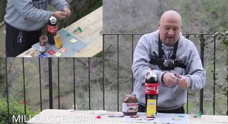 Πείραμα με Mentos, Coca-Cola, Nutella και ένα… προφυλακτικό! (Βίντεο)