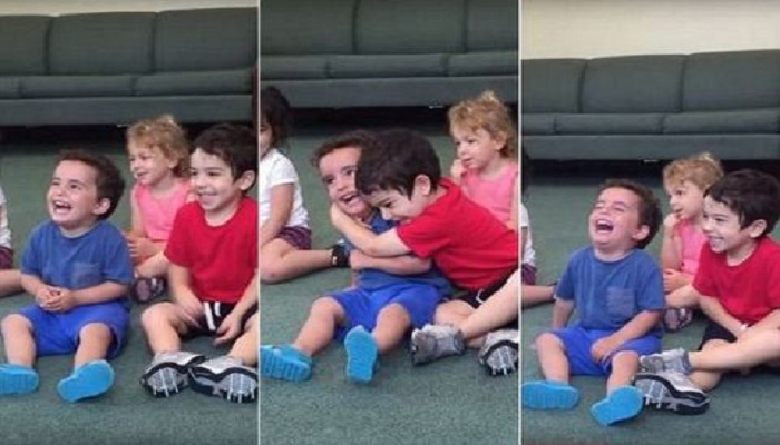 Ό,τι πιο όμορφο θα δεις σήμερα: Το τρίχρονο αγοράκι που δεν μπορεί να σταματήσει να γελάει! (VIDEO)