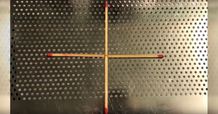 Μπορείς να μετατρέψεις τον σταυρό σε τετράγωνο μετακινώντας μόνο 1 σπίρτο;