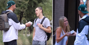 Ένας τύπος βγήκε στο δρόμο και μοίρασε τυχαία iPhone X σε περαστικούς (Βίντεο)