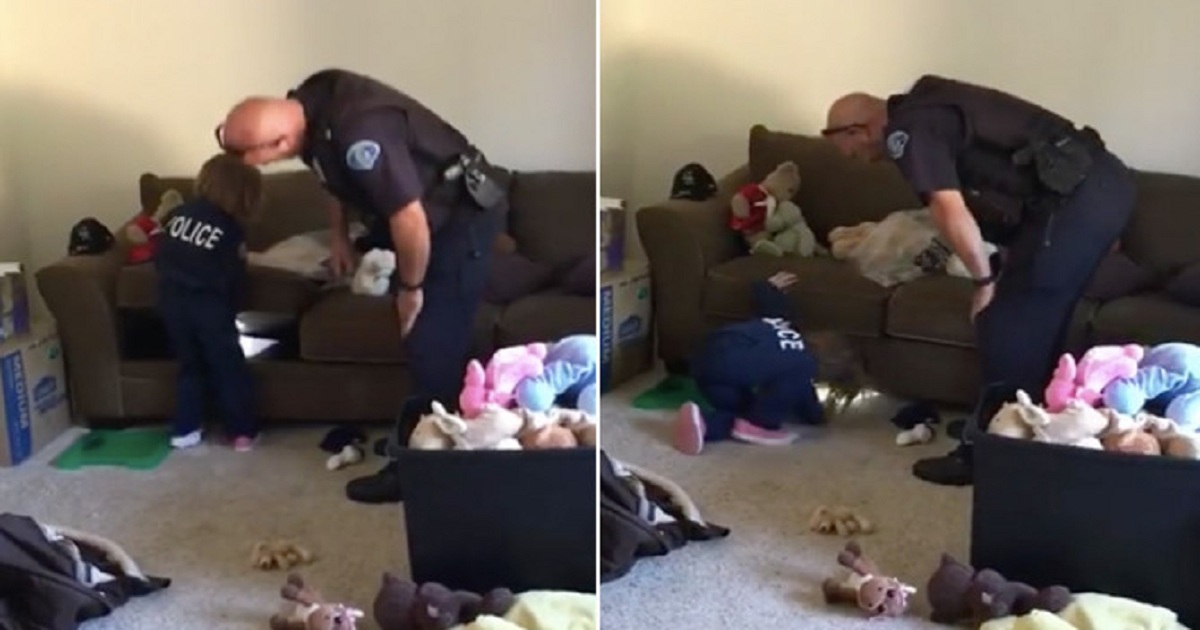 Κοριτσάκι 4 ετών κάλεσε την αστυνομία για να ελέγξει αν υπάρχουν τέρατα κάτω από το κρεβάτι της