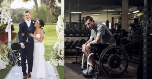 Παράλυτος άντρας εξαιτίας ενός ποδοσφαιρικού ατυχήματος περπάτησε την μέρα του γάμου του