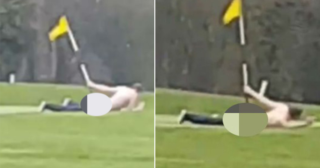 Άντρας βιντεοσκοπήθηκε να κάνει σεξ με τρύπα σε γηπέδο του γκολφ