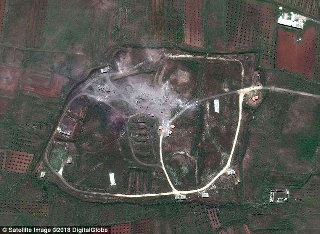 Δορυφορικές εικόνες πριν και μετά δείχνουν την καταστροφή των αεροεπιδρομών στην Συρία