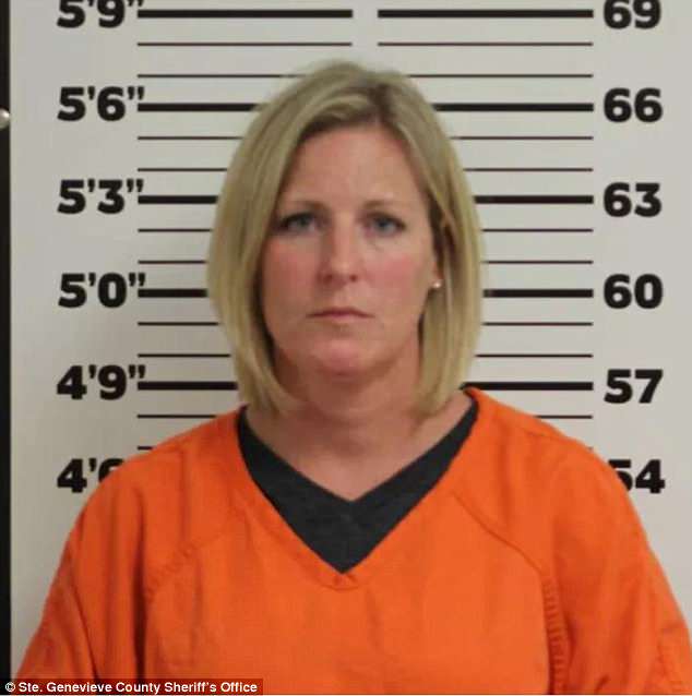 Elizabeth 'Beth' Giesler, 39, was charged on Friday with felony sexual contact with a student, felony second-degree statutory sodomy and second-degree statutory rape