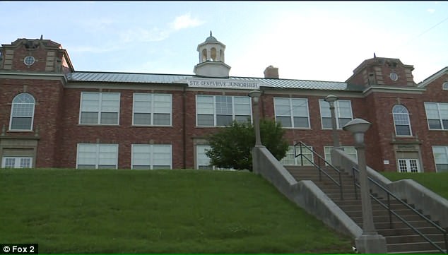 Giesler met the boy through her job as the assistant principal of St Genevieve Junior High School (pictured)
