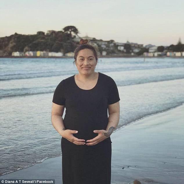 Six weeks ago doctors told Diana Sevealii, 36, living in New Zealand, she had stage four cervical cancer and had 'weeks to live', which came after the birth of her daughter