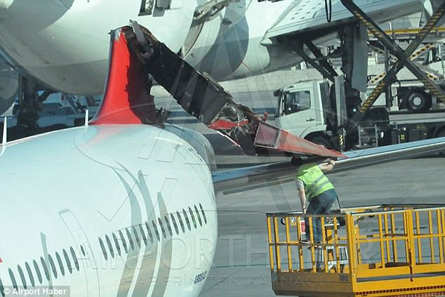 Πιλότος στην Τουρκία δεν είδε το δίπλα αεροπλάνο και του έκοψε το φτερό