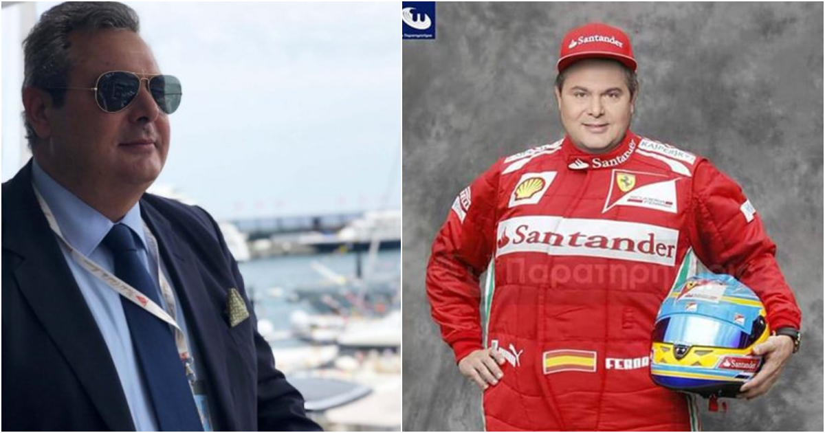 Το Τwitter «γλεντάει» τον Πάνο Καμμένο για τη «ζωάρα» στο Μονακό με τη Formula 1
