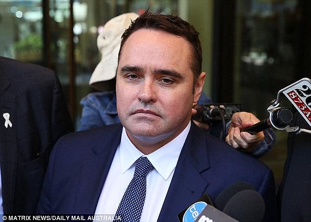 Berger, 36, was one of two Perth men that McCormack (pictured) spoke with about his child sex fantasies. The TV reporter was last year sentenced to a three-year good behaviour bond