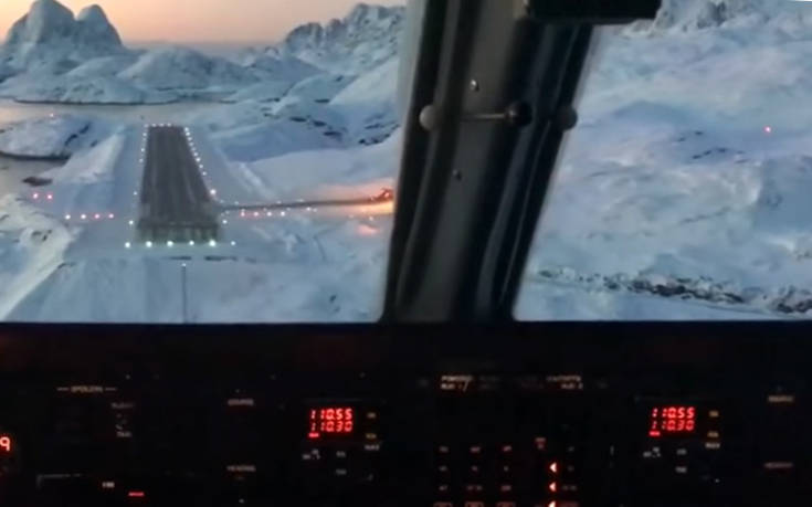 Πώς είναι να προσγειώνεσαι στη Γροιλανδία