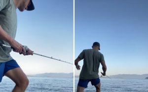 Ψάρεμα και selfies μάλλον δεν πάνε παρέα