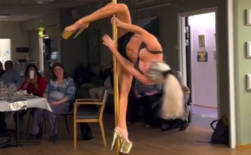 Ηλικιωμένοι διασκεδάζουν με την ψυχή τους με… pole dancing