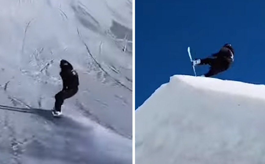 Ο Snowboarder που μοιάζει… να πετάει