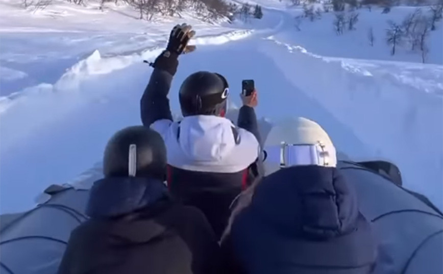 Ένα διαφορετικό «ράφτινγκ» στη χιονισμένη Νορβηγία