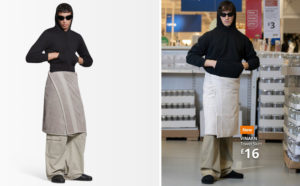 Χαμός με τη νέα φούστα-πετσέτα του οίκου Balenciaga που κοστίζει 695 ευρώ – Τα σχόλια στο Twitter κα...