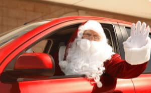 Αν οδηγείς ντυμένος Άγιος Βασίλης στην Αγγλία την πάτησες