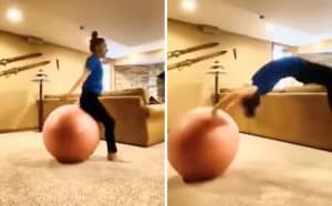 Απίθανες ασκήσεις με μια απλή μπάλα γυμναστικής