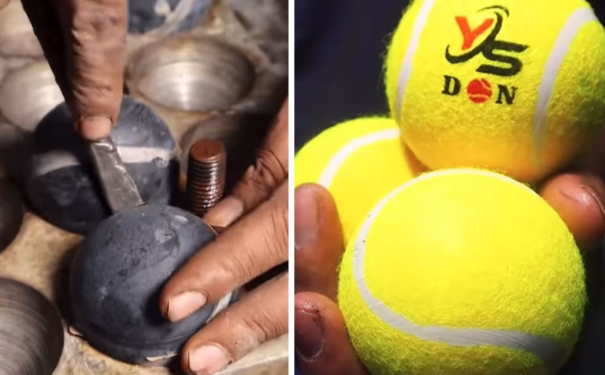 Πώς φτιάχνεται ένα μπαλάκι του τένις