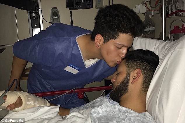 Christopher Huizar, 19, and Gabriel Enrique Roman, 23, were walking home from The Church nightclub in Denver when they were attacked on Sunday